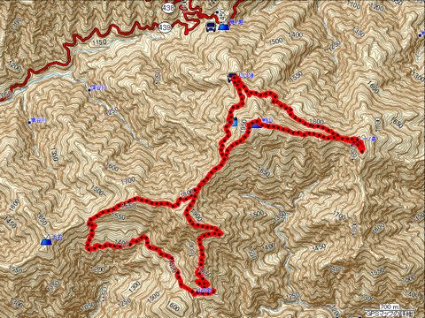 剣山コースマップ