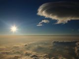 雲海と太陽
